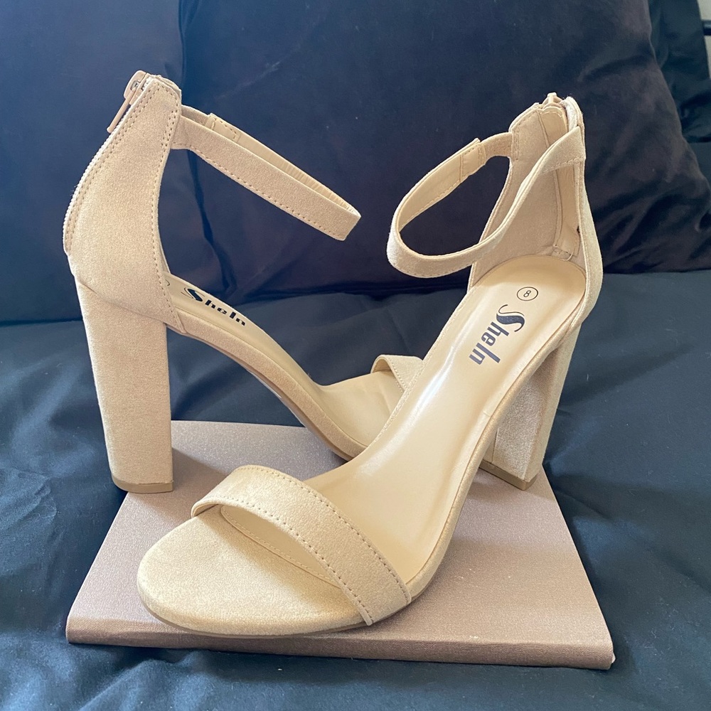 Open toe heels